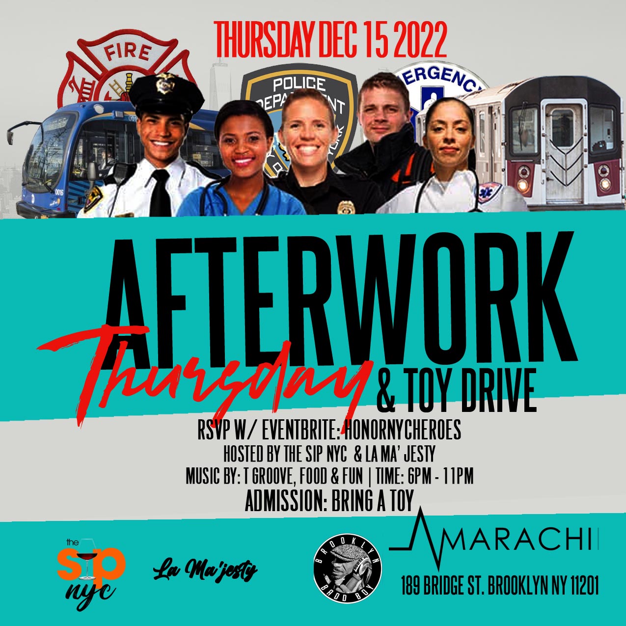 The Sip NYC Afterwork Toy Drive